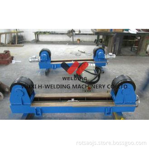 Loading 80T Welding Rotator With Pu Wheel For Pressure Vess
